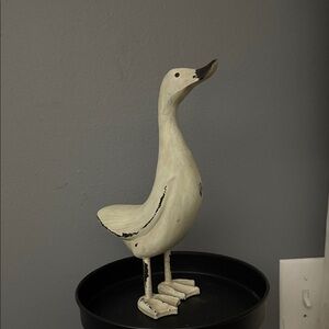 Cream Decorative Bird/ Duck  Figurine